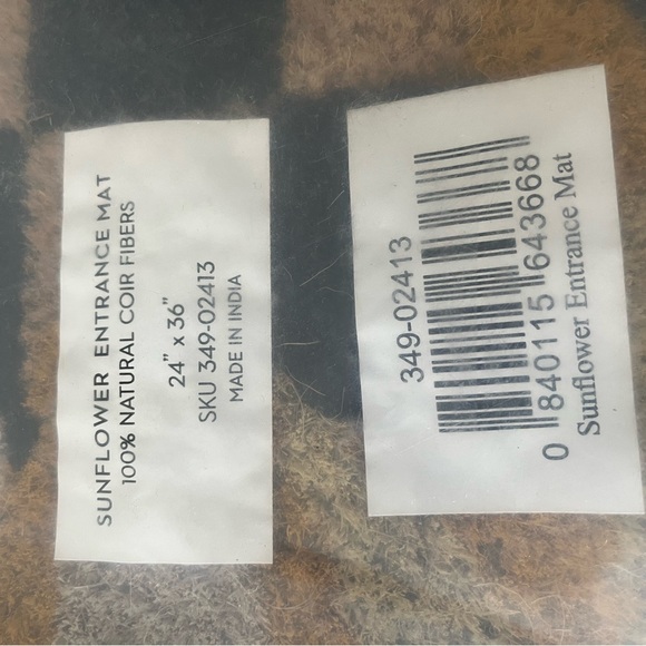 Mackenzie Childs coir doormats NWT - Picture 3 of 3